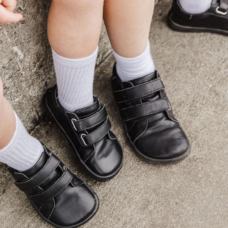 Bprimal Kids - Classic - Blackout (Leather) School Shoes - Image 14