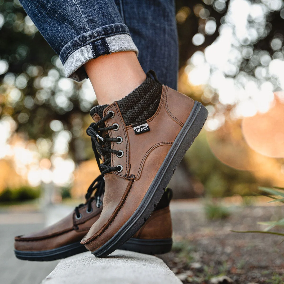 Lems - Boulder Boot Mid Leather - Umber (Unisex) - Image 11