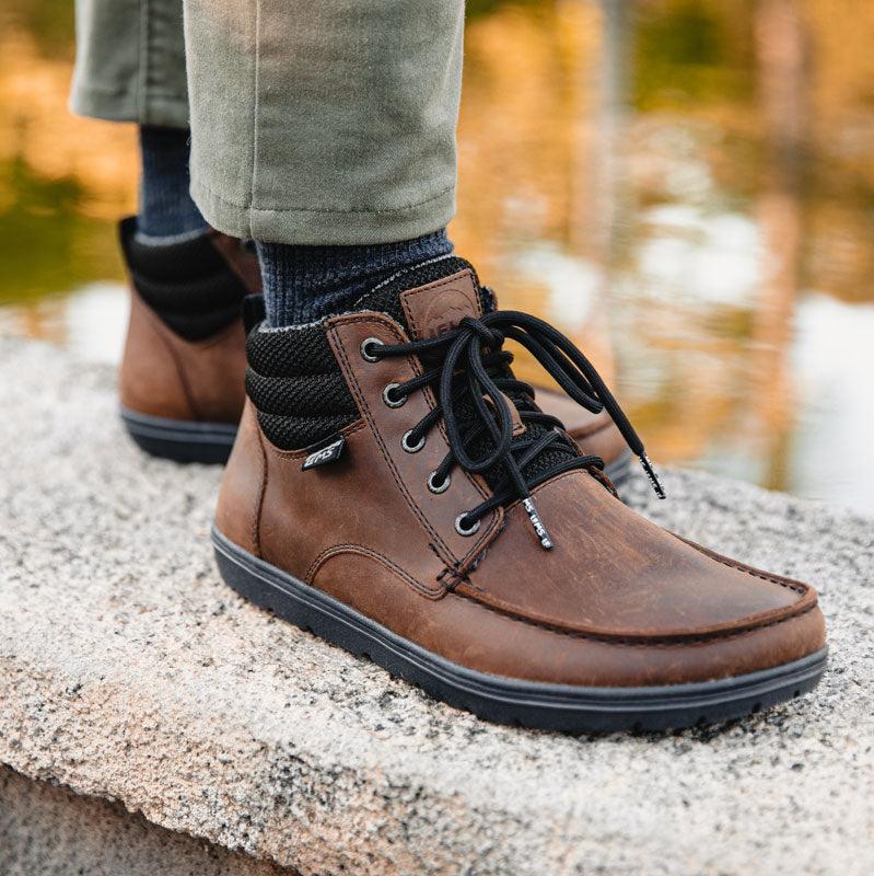 Lems - Boulder Boot Mid Leather - Umber (Unisex) - Image 3