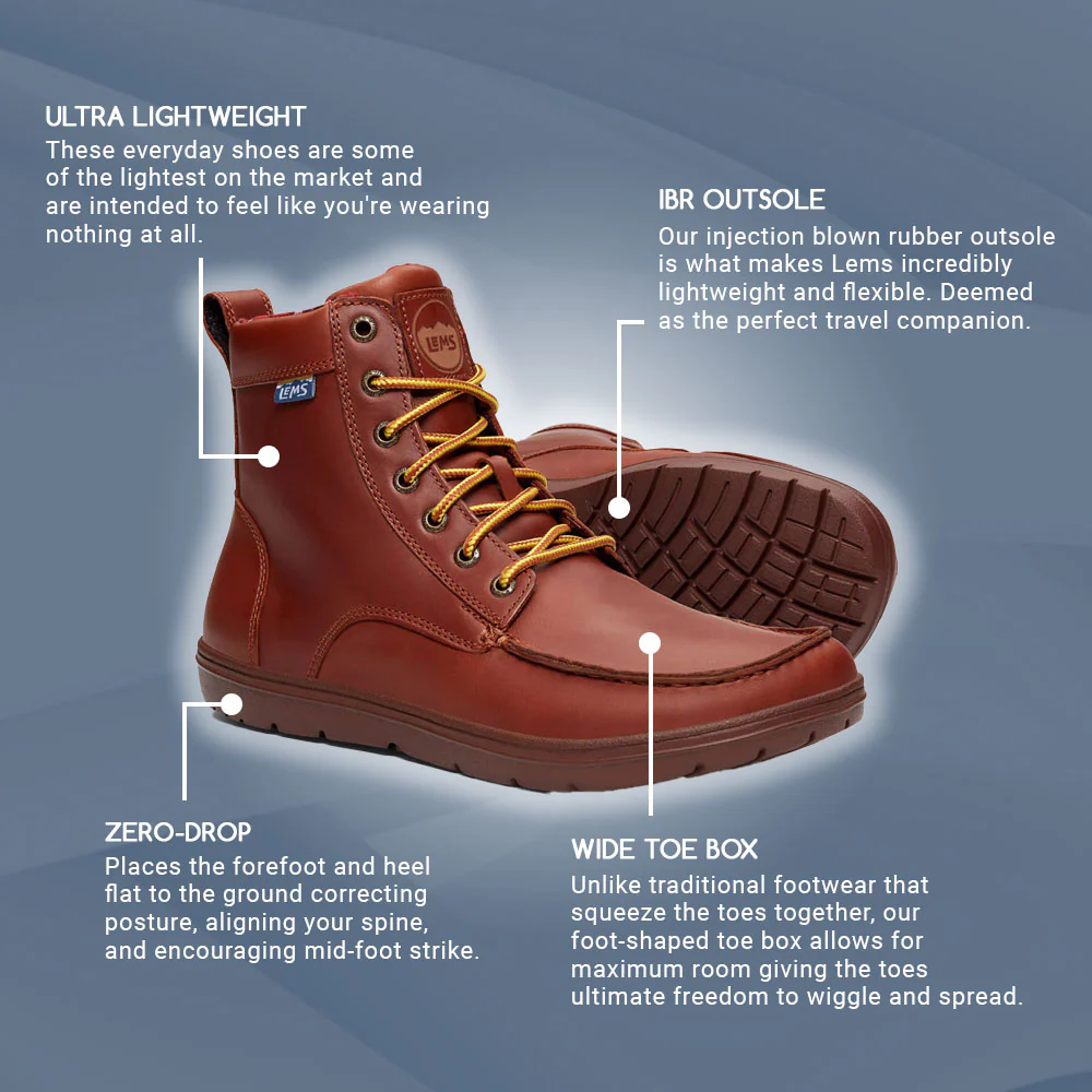 Lems - Boulder Boot - Russet (Leather) (Unisex) - Image 6